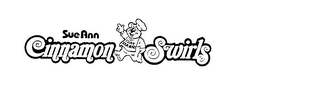 SUE ANN CINNAMON SWIRLS I LOVE YOUR BUNS logo
