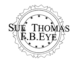 SUE THOMAS F.B. EYE logo
