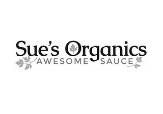 SUE'S ORGANICS AWESOME SAUCE logo