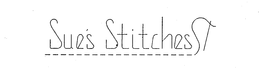 SUE'S STITCHES logo