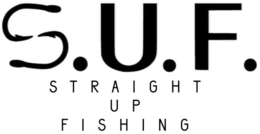 S.U.F. STRAIGHT UP FISHING logo