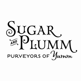 SUGAR AND PLUMM PURVEYORS OF YUMM logo