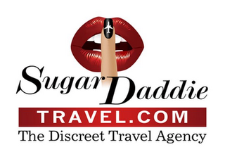 SUGAR DADDIE TRAVEL.COM THE DISCREET TRAVEL AGENCY logo