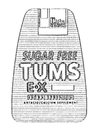 SUGAR FREE TUMS EX EXTRA STRENGTH ANTACID/CALCIUM SUPPLEMENT WITH EFFECAL CALCIUM logo