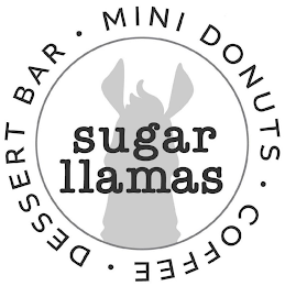 SUGAR LLAMAS ·MINI DONUTS· COFFEE· DESSERT BAR logo