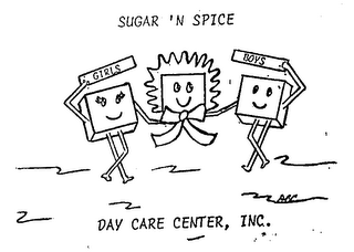 SUGAR 'N SPICE GIRLS BOYS DAY CARE CENTER, INC. logo