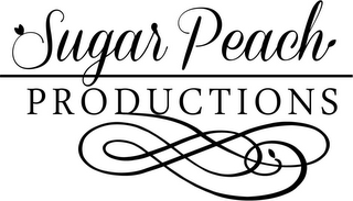 SUGAR PEACH PRODUCTIONS logo