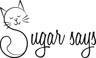 SUGAR SAYS logo