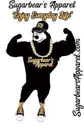 SUGARBEAR'S APPAREL, ENJOY EVERYDAY LIFE, SUGARBEARSAPPAREL.COM logo