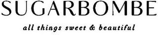 SUGARBOMBE ALL THINGS SWEET & BEAUTIFUL logo