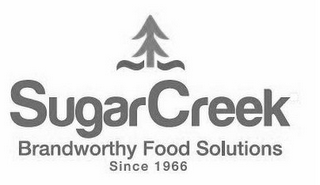 SUGARCREEK BRANDWORTHY FOOD SOLUTIONS SINCE 1966 logo