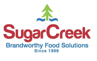 SUGARCREEK BRANDWORTHY FOOD SOLUTIONS SINCE 1966 logo