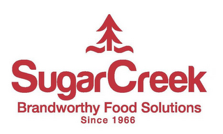 SUGARCREEK BRANDWORTHY FOOD SOLUTIONS SINCE 1966 logo