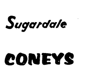 SUGARDALE CONEYS logo