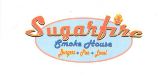 SUGARFIRE SMOKE HOUSE BURGERS · PIES · LOCAL logo