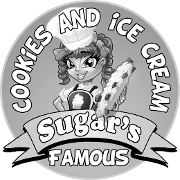 SUGAR'S FAMOUS COOKIES AND ICE CREAM logo