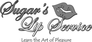 SUGAR'S LIP SERVICE LEARN THE ART OF PLEASURE logo