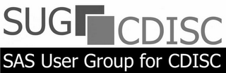 SUGCDISC SAS USER GROUP FOR CDISC logo