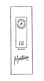 SUGGESTION M CLAUDE EAU D'OR MONTANA logo