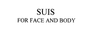 SUIS FOR FACE AND BODY logo