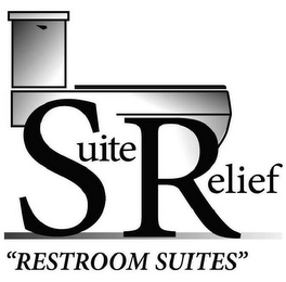 SUITE RELIEF "RESTROOM SUITES" logo