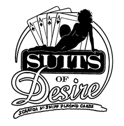 SUITS OF DESIRE SCRATCH N' SNIFF PLAYING CARDS logo