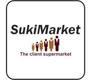 SUKIMARKET THE CLIENT SUPERMARKET logo