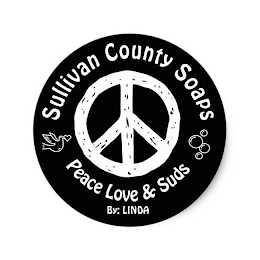 SULLIVAN COUNTY SOAPS PEACE LOVE & SUDSBY: LINDA logo