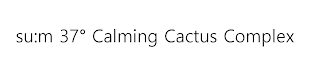 SU:M 37° CALMING CACTUS COMPLEX logo