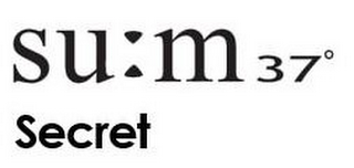 SU:M 37° SECRET logo
