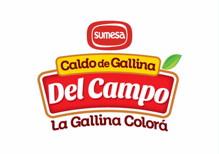SUMESA, CALDO DE GALLINA, DEL CAMPO, LA GALLINA COLORA logo