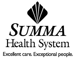 SUMMA HEALTH SYSTEM EXCELLENT CARE.  EXCEPTIONAL PEOPLE. logo