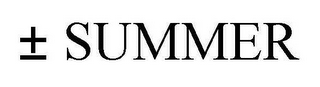 ± SUMMER logo