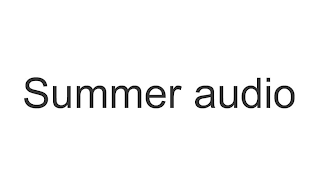 SUMMER AUDIO logo