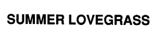SUMMER LOVEGRASS logo