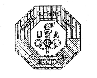 SUMMER OLYMPIC TEAM USA 1968 MEXICO logo