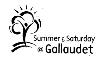SUMMER & SATURDAY @ GALLAUDET logo