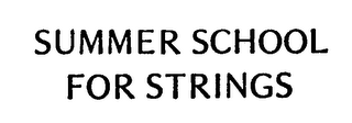 SUMMER SCHOOL FOR STRINGS logo