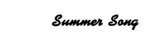 SUMMER SONG logo