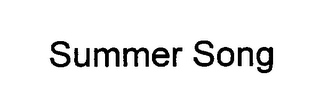 SUMMER SONG logo