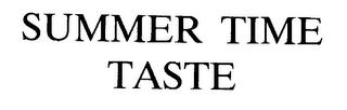 SUMMER TIME TASTE logo