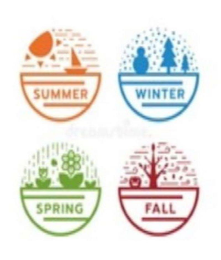 SUMMER WINTER SPRING FALL logo