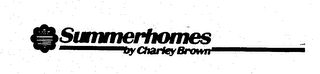 SUMMERHOMES BY CHARLEY BROWN logo
