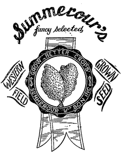 SUMMEROUR'S FANCY SELECTED, WESTERN FIELD GROWN SEED logo