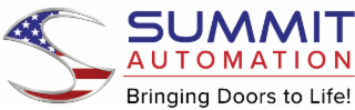 SUMMIT AUTOMATION BRINGING DOORS TO LIFE! logo