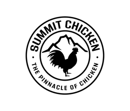 SUMMIT CHICKEN · THE PINNACLE OF CHICKEN · logo