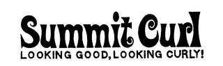 SUMMIT CURL LOOKING GOOD, LOOKING CURLY! logo