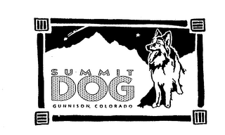 SUMMIT DOG GUNNISON, COLORADO logo