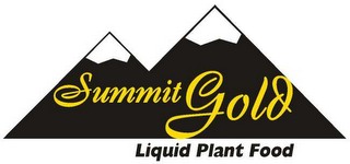 SUMMIT GOLD LIQUID PLANT FOOD logo