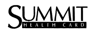 SUMMIT HEALTH CARD logo